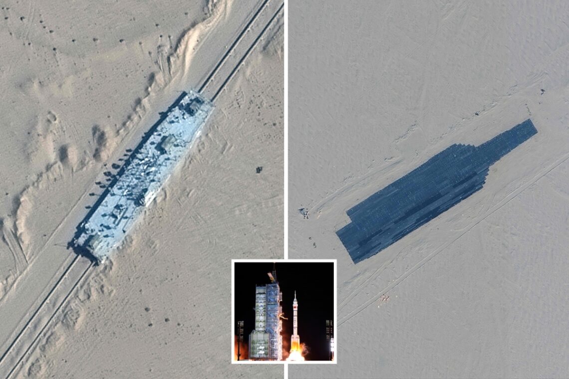 China builds missile targets shaped liked US warships amid fears Beijing will have 1,000 nukes by 2030 China builds missile targets shaped liked US warships amid fears Beijing will have 1,000 nukes by 2030