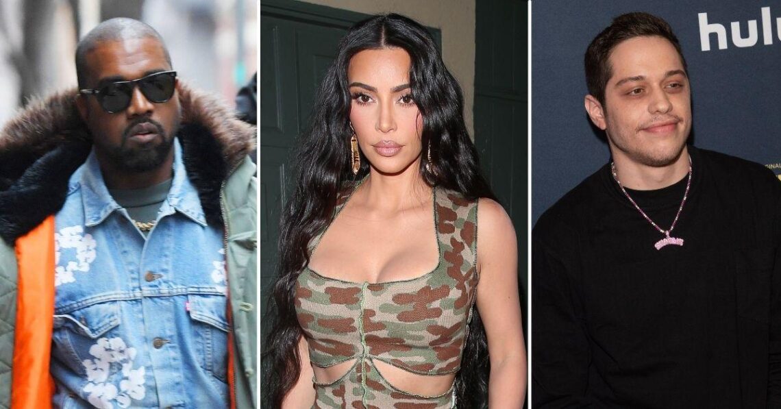 Kim Kardashian’s Family Worried ‘About How Kanye Will React’ To Her Spending Time With Pete Davidson, Sources Spill
