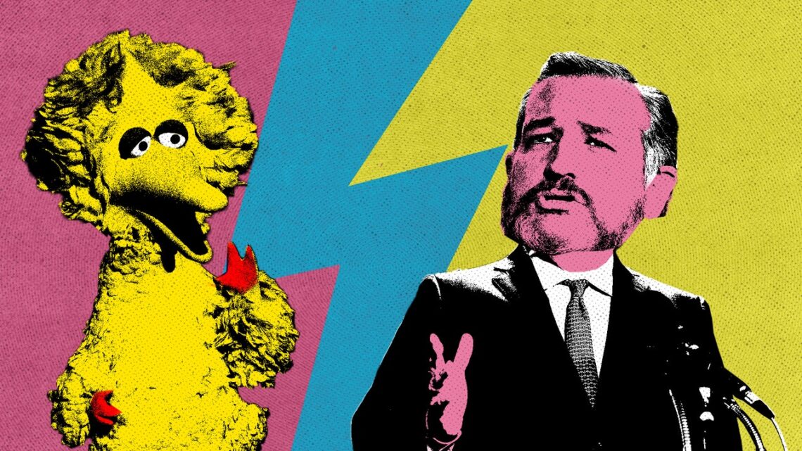 Ted Cruz Doesn’t Want Big Bird (or Your Kids) to Get Vaccinated