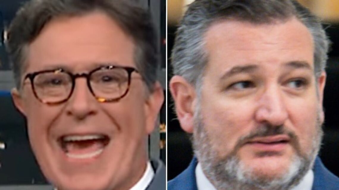 Stephen Colbert Trolls Sen. Ted Cruz With A Blunt 2-Letter Comeback Stephen Colbert Trolls Sen. Ted Cruz With A Blunt 2-Letter Comeback