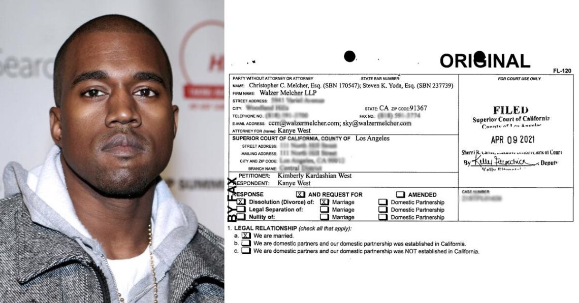 Read The Signed Docs! Kanye West Has Seen Divorce Papers Despite Claim Of Ignorance Read The Signed Docs! Kanye West Has Seen Divorce Papers Despite Claim Of Ignorance