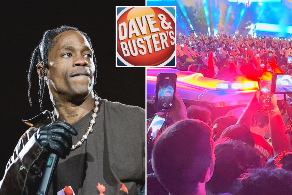 Travis Scott attended Dave & Buster’s party after Astroworld: report Travis Scott attended Dave & Buster’s party after Astroworld: report