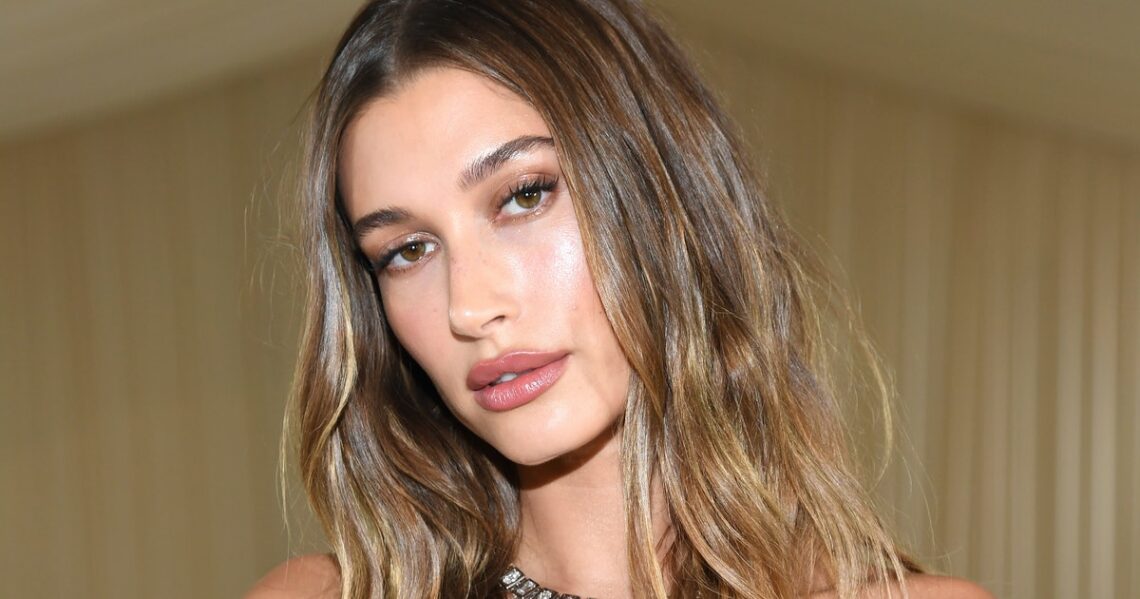 Hailey Bieber Tried Out The Moody Lipstick Trend
