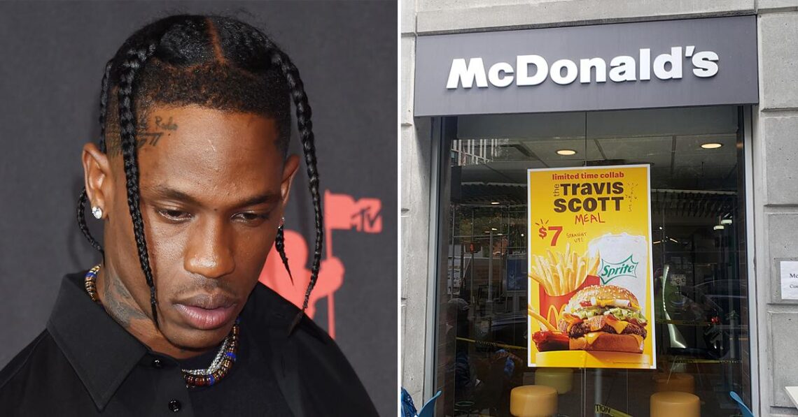 Travis Scott No Longer Partnered With McDonald’s, Rapper Continues To Face Backlash As Astroworld Death Count Rises Travis Scott No Longer Partnered With McDonald’s, Rapper Continues To Face Backlash As Astroworld Death Count Rises