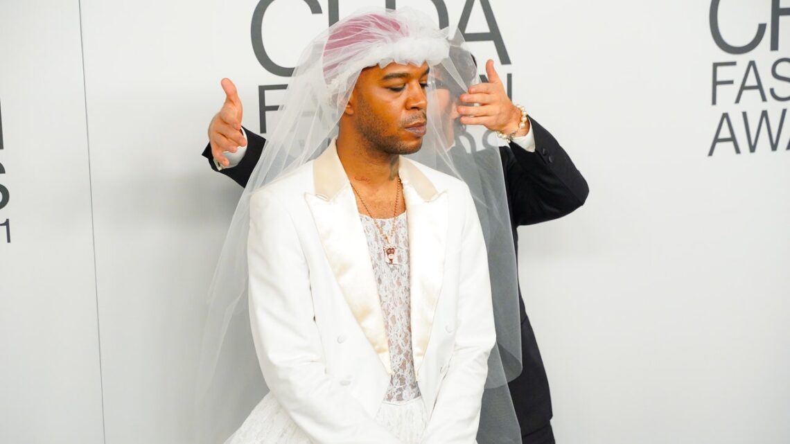 Kid Cudi Wore a Wedding Dress For His Latest Kurt Cobain Tribute