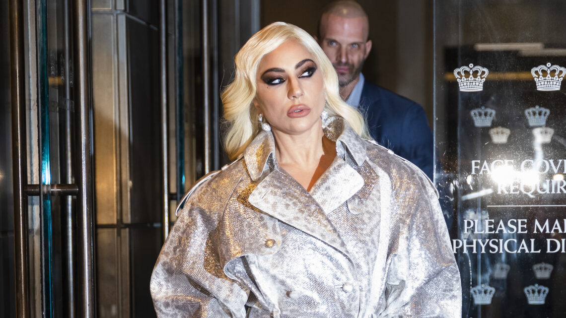 Long Live Lady Gaga in This Custom, Silver Lanvin Jacket