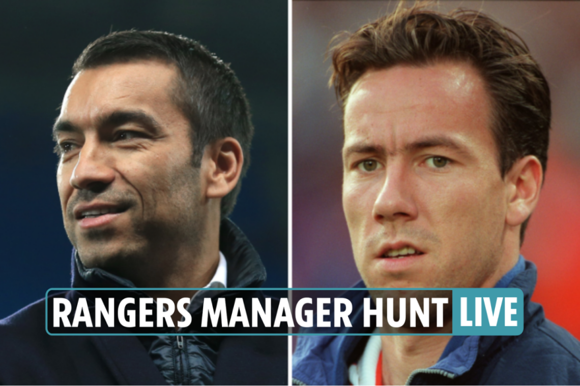 Rangers next manager LIVE as van Bronckhorst suffers huge setback as trusted No2 van Gastel told he WON’T be joining him