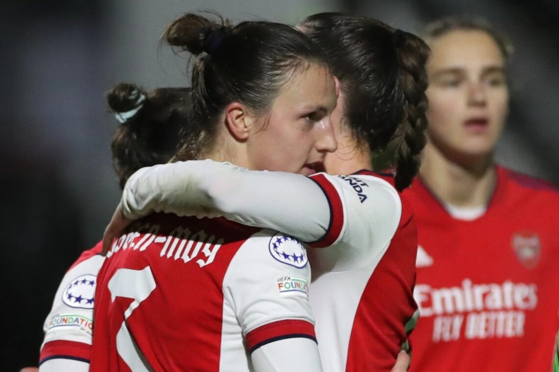 Arsenal 3 HB Koge 0: Wubben-Moy pays tribute to Williamson as Gunners move closer to Champions League quarters Arsenal 3 HB Koge 0: Wubben-Moy pays tribute to Williamson as Gunners move closer to Champions League quarters