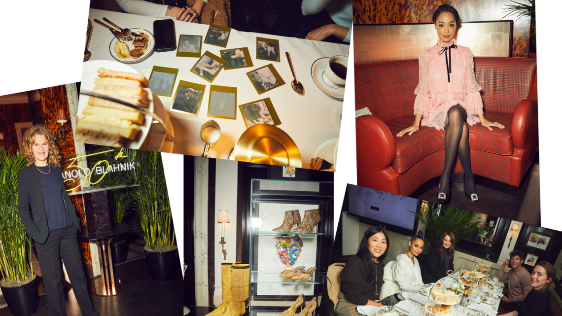 A New Way of Walking: Manolo Blahnik Celebrates 50 Years With High Tea at the Carlyle