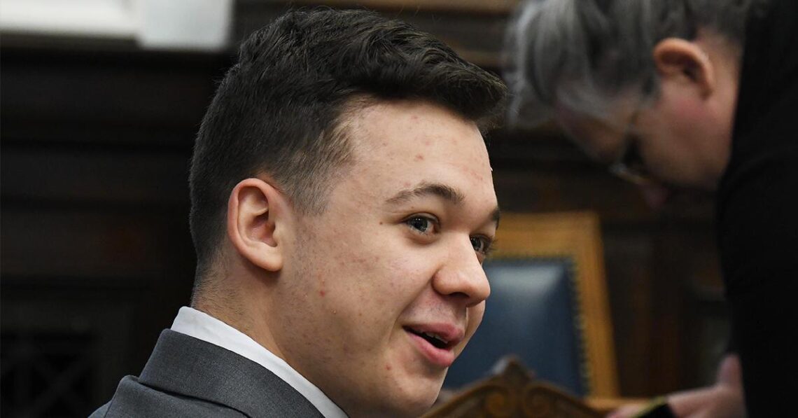 Kyle Rittenhouse Smiles From Ear-To-Ear Leaving Kenosha Courthouse After Being Found Not Guilty Of Killing 2 Black Lives Matter Protesters