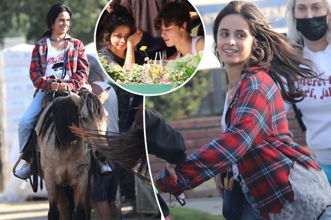 Camila Cabello gets back on the horse — literally — after Shawn Mendes breakup