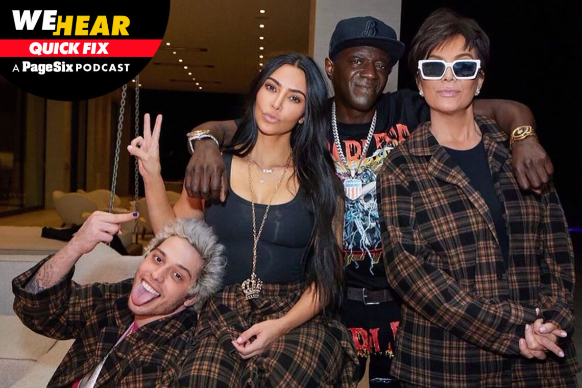 Pete Davidson spent his birthday with Kim Kardashian and Flavor Flav, more