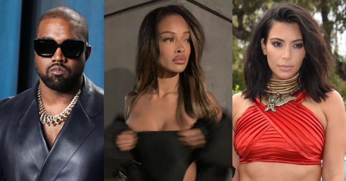 Kanye West Likes Having Model Vinetria ‘By His Side’, But Rapper ‘Still Can’t Let Go’ Of Ex Kim Kardashian: Source