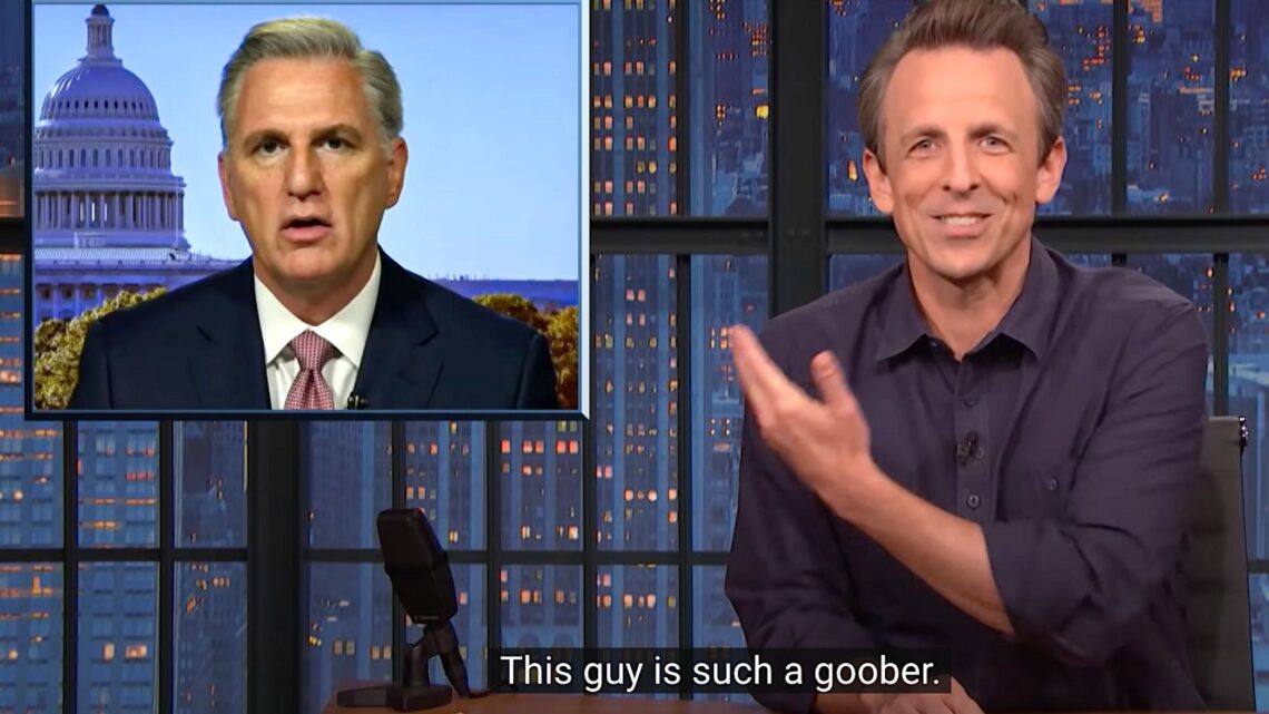 Seth Meyers Breaks Out Impression Of ‘Goober’ Kevin McCarthy