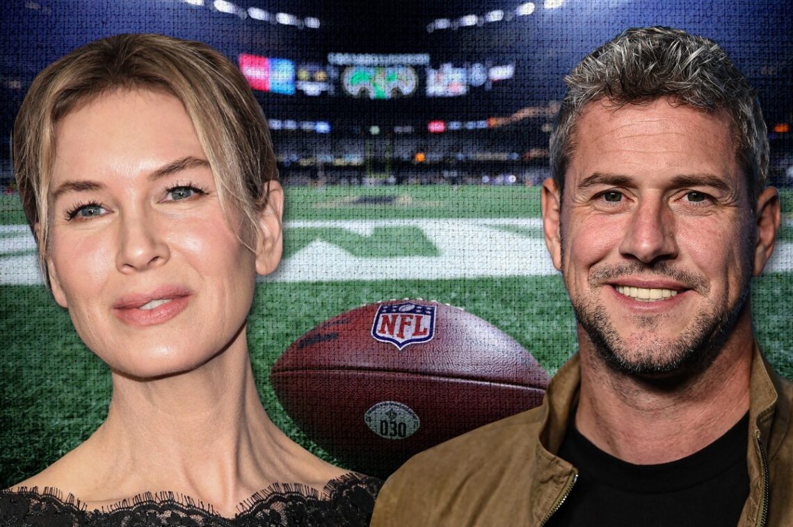 Renée Zellweger, Ant Anstead spent Thanksgiving Day at Saints game