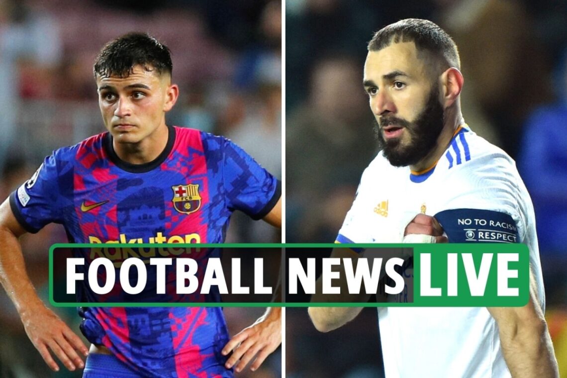 Man City ‘contact’ Benzema and target Pedri, Barcelona make Ferran Torres top target, Chelsea transfer news live