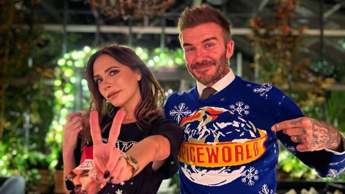 Literally No One Can Beat David And Victoria Beckham’s Christmas Jumpers Literally No One Can Beat David And Victoria Beckham’s Christmas Jumpers