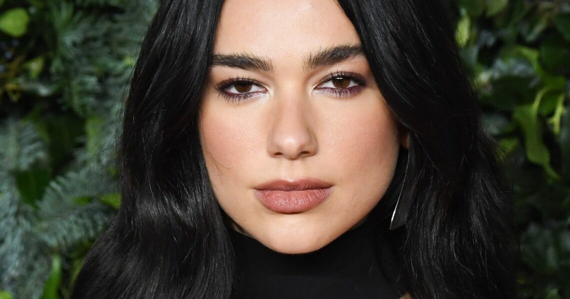 Dua Lipa’s Metallic Gold 3D Mani is All The Nail Inspiration You Need This Season