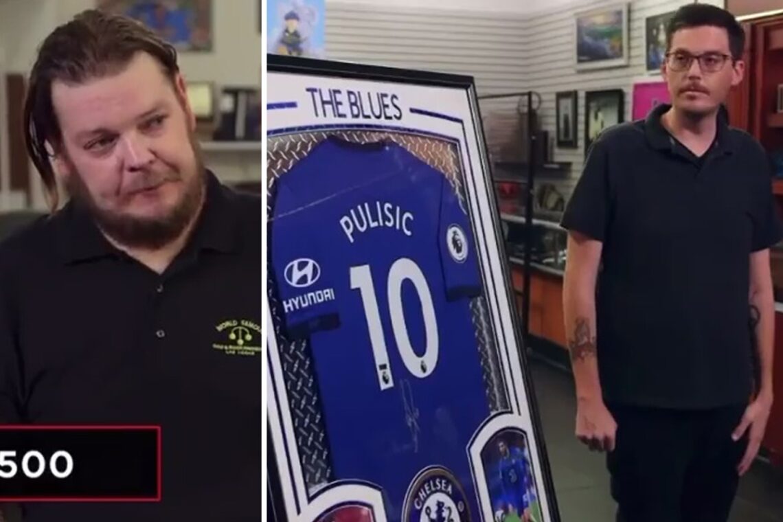Watch guy try to flog signed Pulisic shirt on Pawn Stars with Chelsea ace likened to Messi