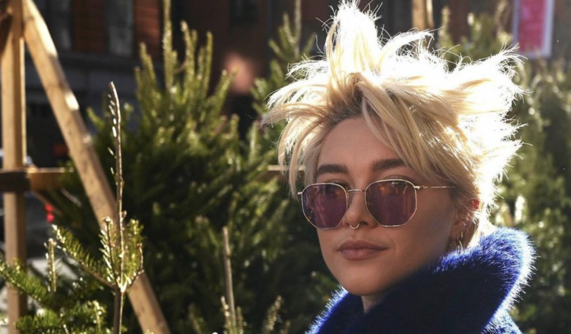 Florence Pugh Has Ditched Her Brunette Locks For A Platinum Pixie Cut