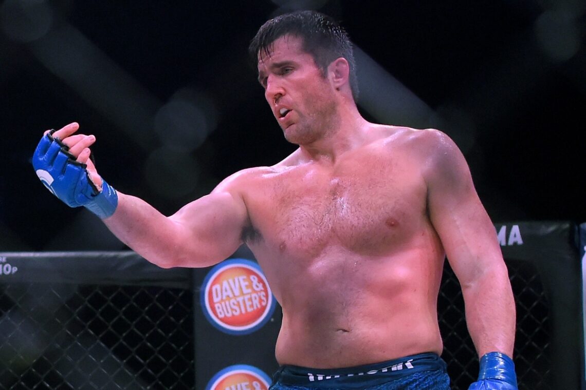 Ex-UFC star Chael Sonnen slapped with FIVE separate battery charges by Las Vegas police after alleged hotel scrap