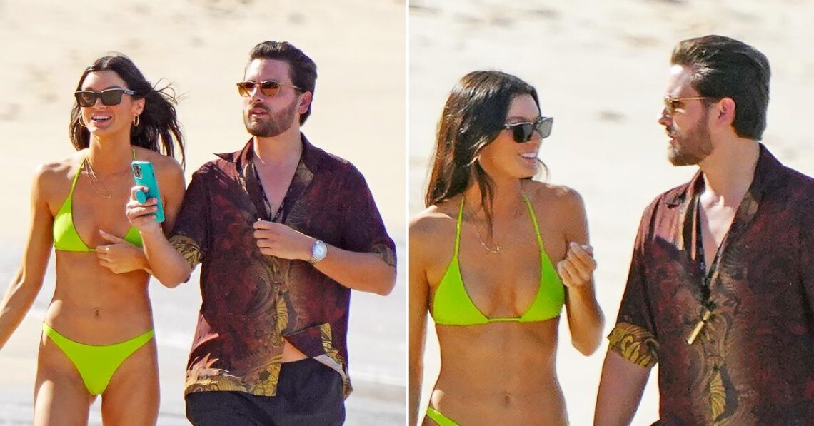 Scott Disick Cozies Up To Model Bella Banos As Duo Take A Stroll On The Beach In St. Barts: Photos