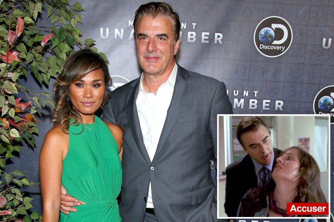 Chris Noth and wife Tara Wilson’s marriage is ‘hanging by a thread’