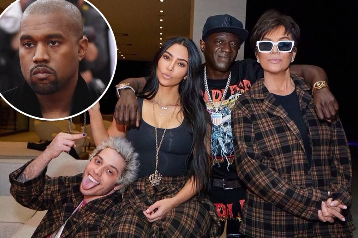 Kim Kardashian does group dates with Pete Davidson so Kanye West won’t spiral
