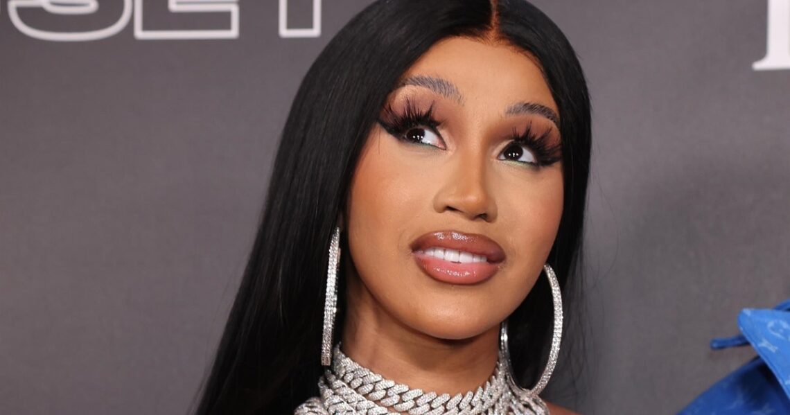 Cardi B’s Upcycled Corset Top Is Made From Balenciaga Sneakers