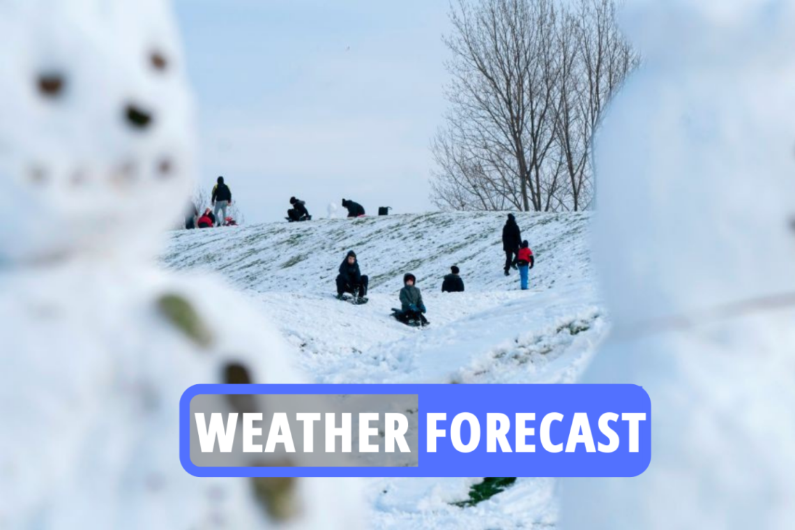 Weather UK Christmas forecast: Snow to fall TODAY with -2C chill as Brits can expect more white stuff tomorrow
