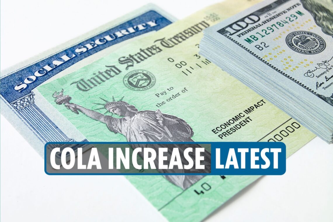 Cola Social Security increase 2022 update – New ‘$1,104 checks’ to be sent in just DAYS in January cost of living boost Cola Social Security increase 2022 update – New ‘$1,104 checks’ to be sent in just DAYS in January cost of living boost