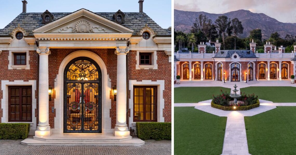 $29.5 Million Residence In Prince Harry & Meghan Markle’s Neighborhood Hits The Market — Tour the Glamorous Estate Known As California’s ‘Palace Of Versailles’