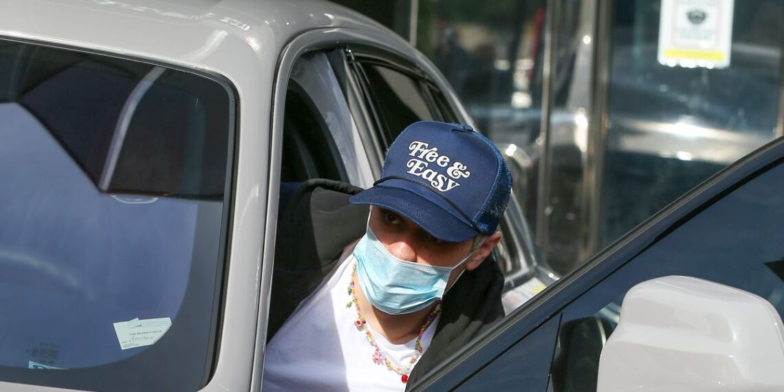 Pete Davidson Spotted Shopping in Kim Kardashian’s Rolls-Royce