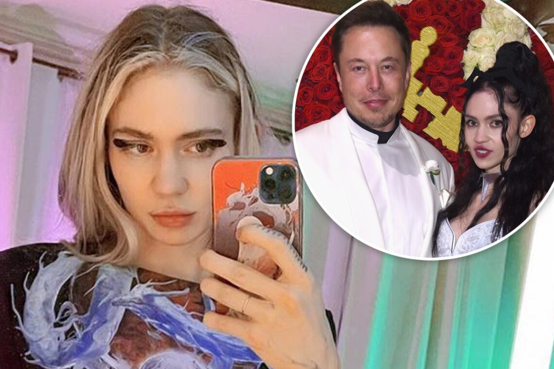 Grimes sparks pregnancy speculation with baby bump pic Grimes sparks pregnancy speculation with baby bump pic