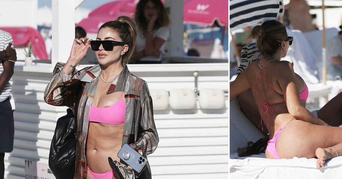 ‘RHOM’ Star Larsa Pippen Shows Off Her Curves At The Beach In Stunning Pink Bikini: Photos