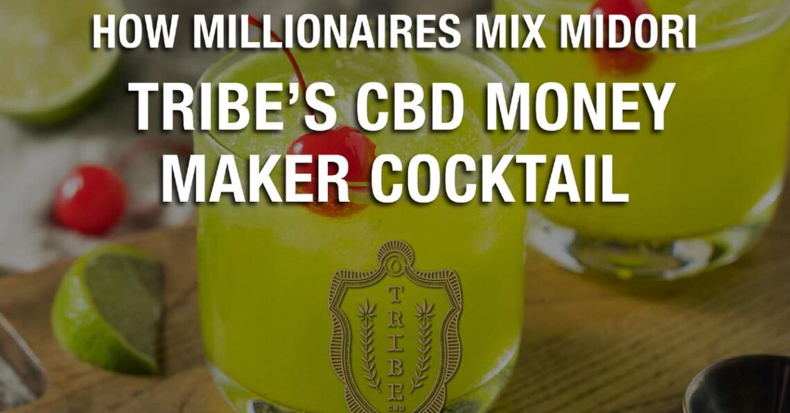 How Millionaires Mix Midori — Taste Tribe’s CBD Money Maker Cocktail