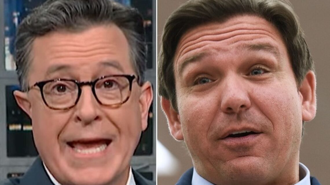 Stephen Colbert Pricks Gov. Ron DeSantis With A Raunchy New Nickname