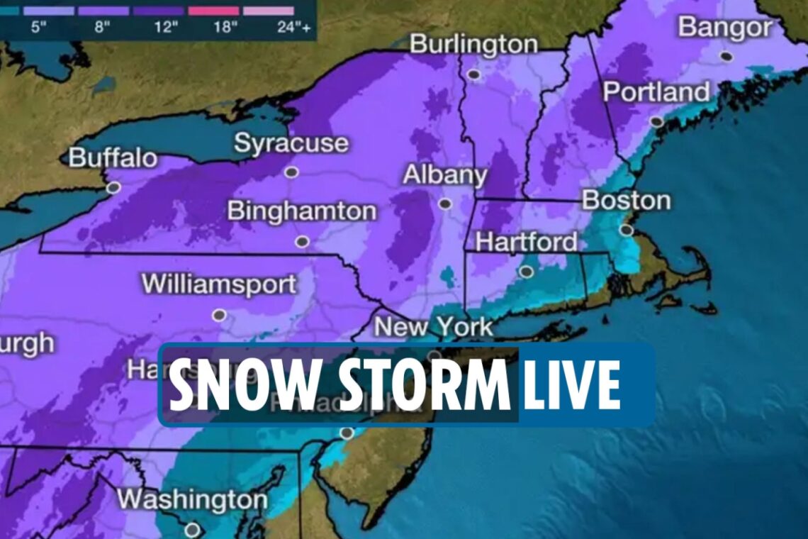 Snowstorm Izzy 2022 live updates – Snow totals revealed on map as winter storm batters New York, Pennsylvania, and Ohio
