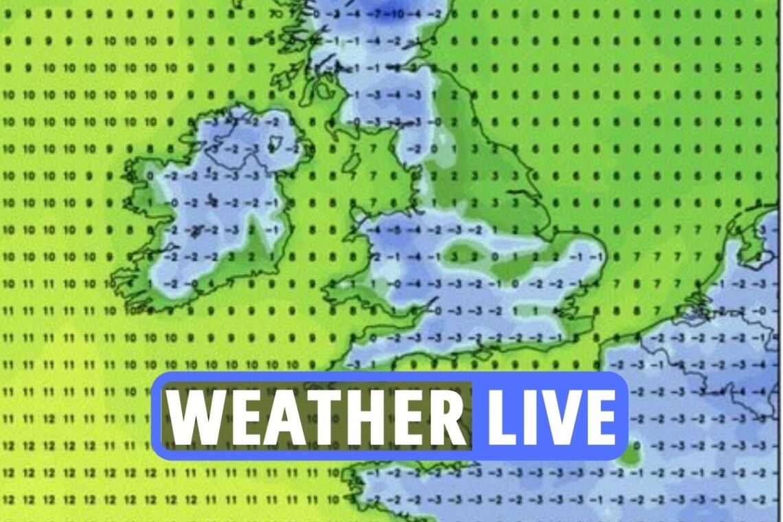 UK weather snow tracker LIVE -Exact date ‘Beast from the East’ will BATTER Britain & 10cm snow to fall Met Office warns