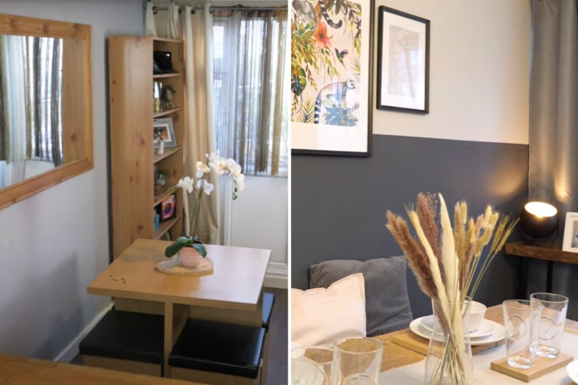 I’ve transformed my mum’s council home on a budget – it cost barely anything and looks so different, here’s how YOU can