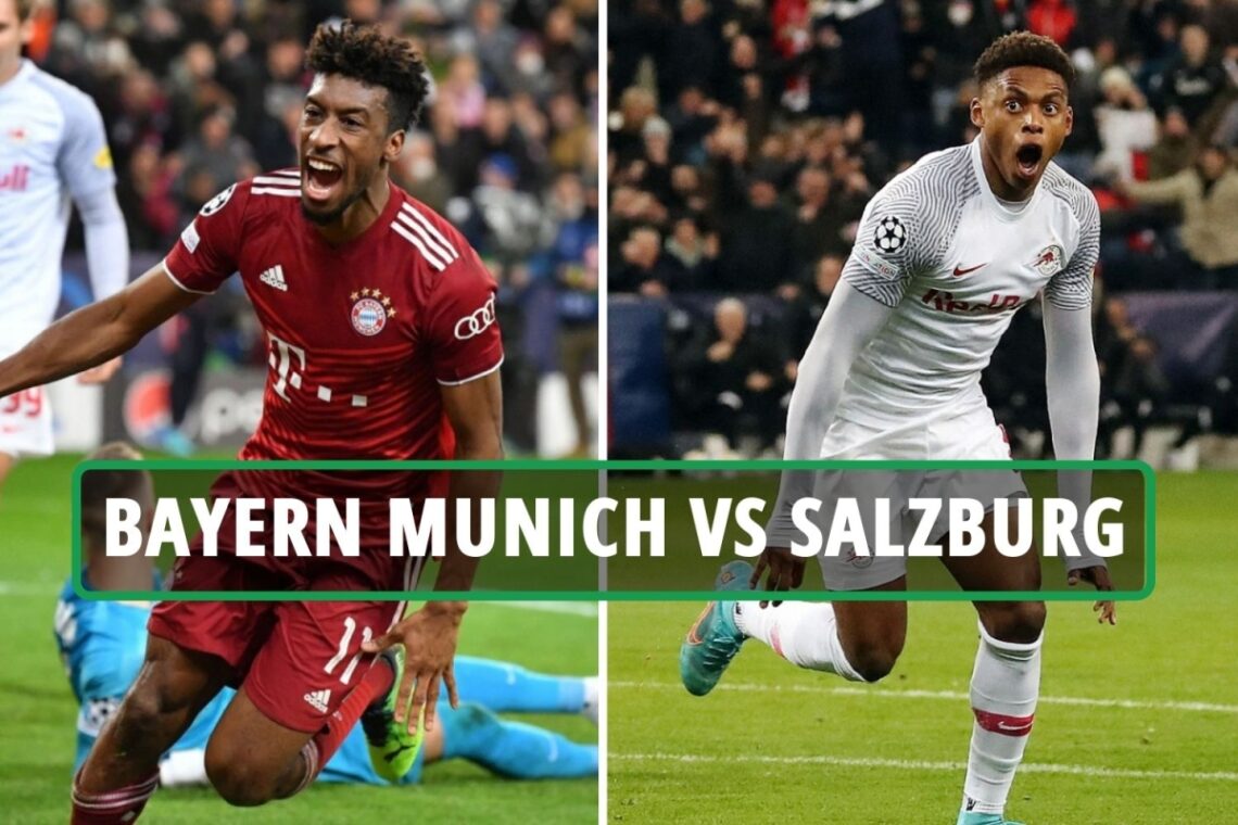 Bayern Munich vs Salzburg: TV channel, live stream, kick-off time and team news for Champions League clash