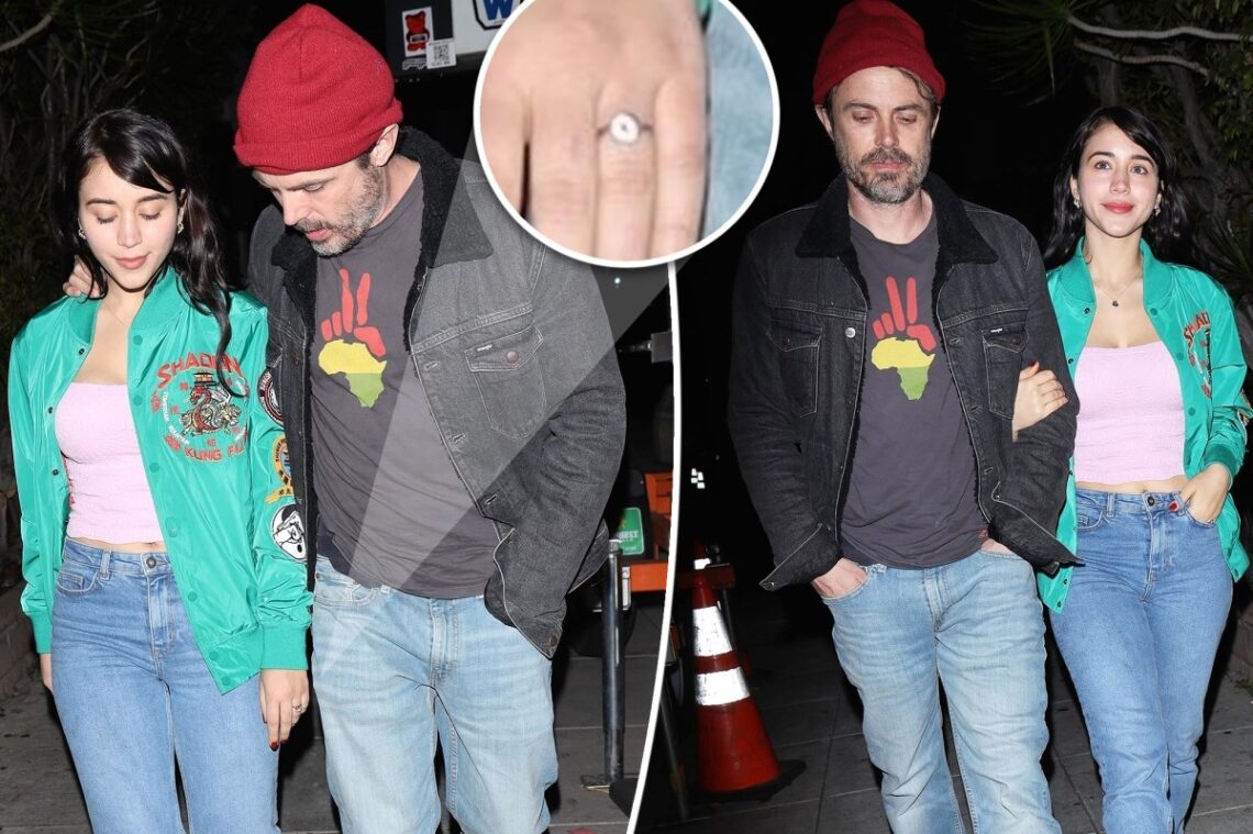 Casey Affleck, 46, and Caylee Cowan, 23, spark engagement rumors