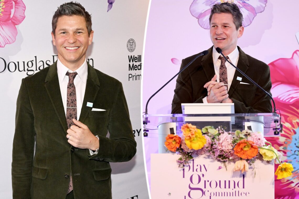 David Burtka honored with bench at Hudson River Park luncheon