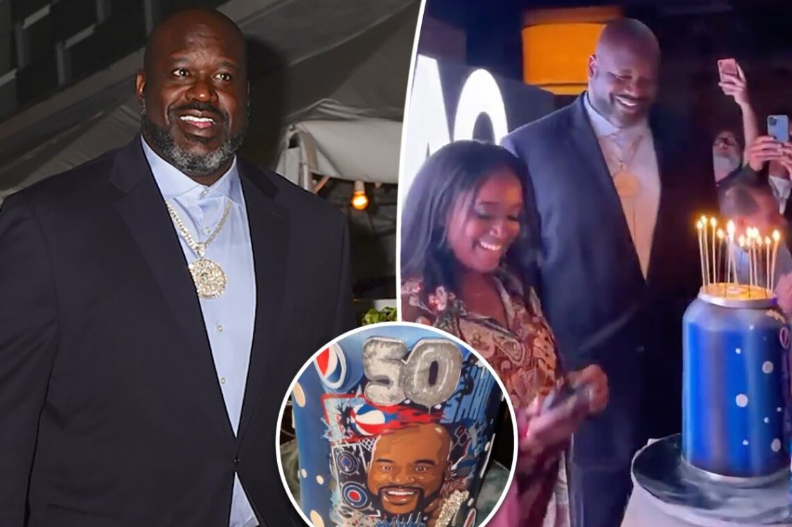 Shaquille O’Neal holds huge bash for 50th birthday