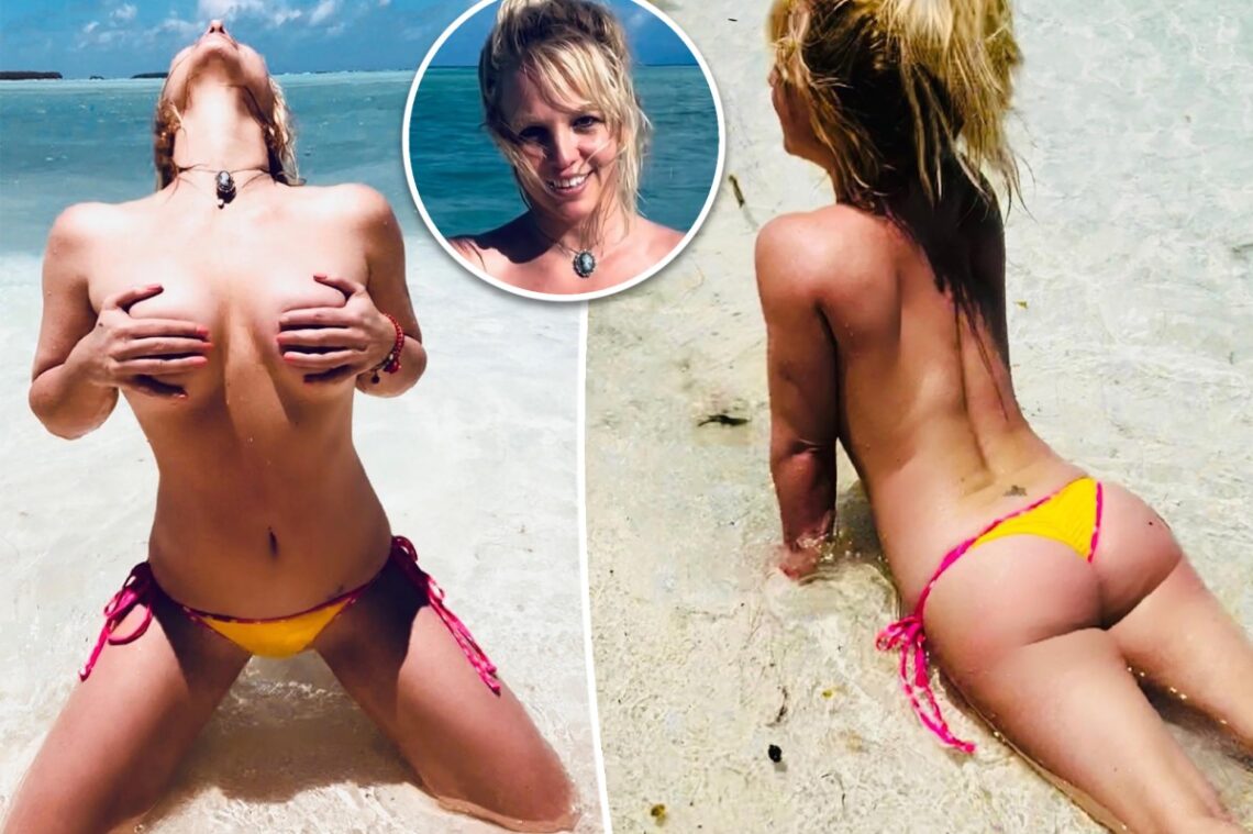 Topless Britney Spears is planning to have ‘babies in Polynesia’