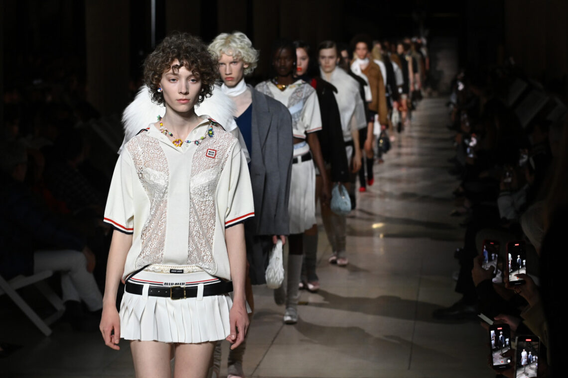 Miu Miu Thanks You for Your Feedback, But the Micro Mini Skirts Stay
