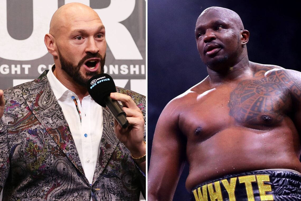 Tyson Fury demands Dillian Whyte send him gifts over £8.4m fight purse… and claims rival made just £250k before that