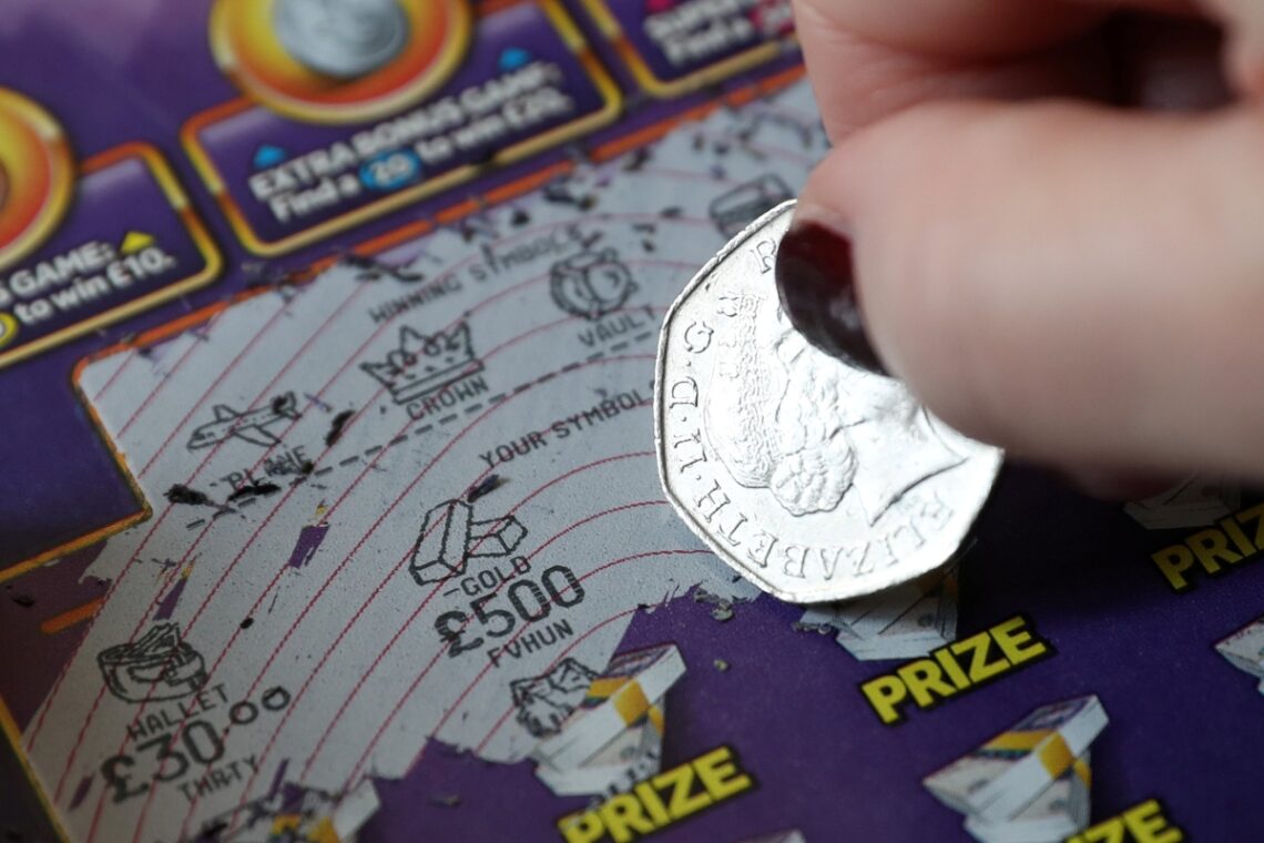 I won lotto jackpot after picking scratchcard because it ‘looked pretty’