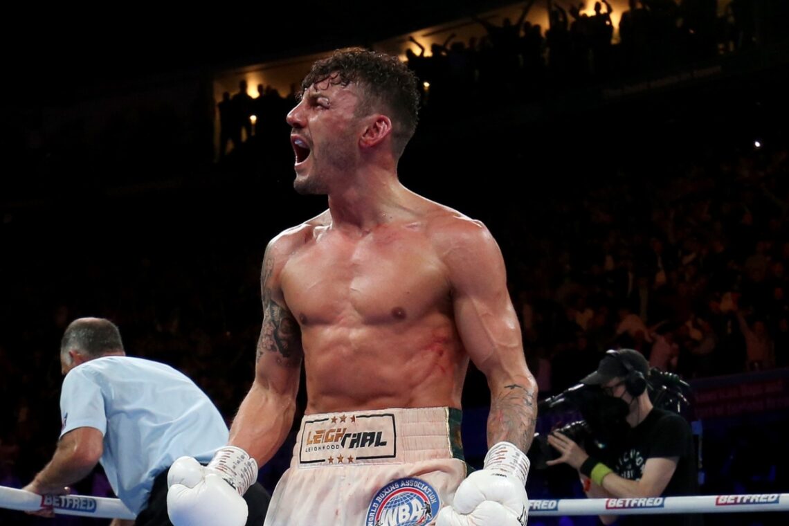 Leigh Wood beats Michael Conlan but Irishman taken out of arena on a stretcher after falling through the ropes in KO