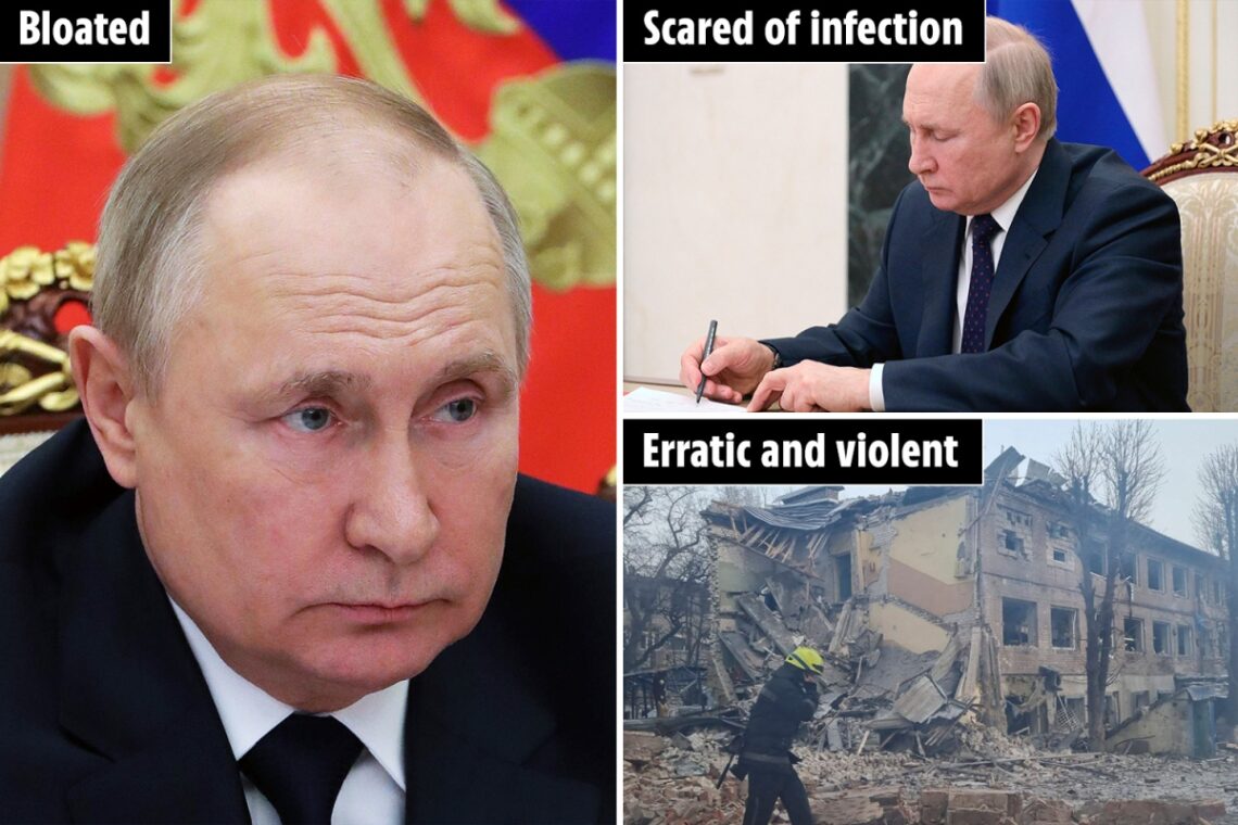 Putin ‘has “roid rage” from CANCER treatment’ as Western spies say bloated face & lust for violence down to medical care